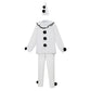 Pierrot Clown Costume Halloween Mime Stage Cosplay Outfits (Ready to Ship)