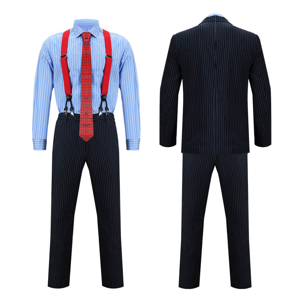 Patrick Bateman Cosplay Costume-Movie American Psycho Vikidoky