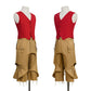 One Piece Monkey D. Luffy Cosplay Costume TV Season 2