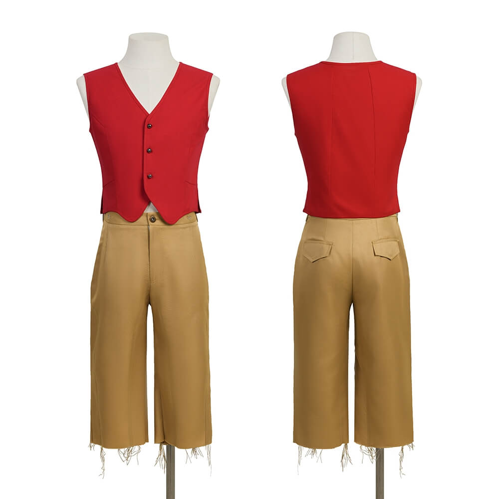 One Piece Monkey D. Luffy Cosplay Costume TV Season 2