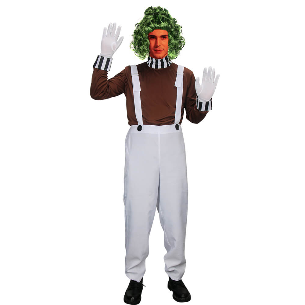 Vikidoky Charlie and the Chocolate Factory Oompa Loompa Cosplay Costume ...