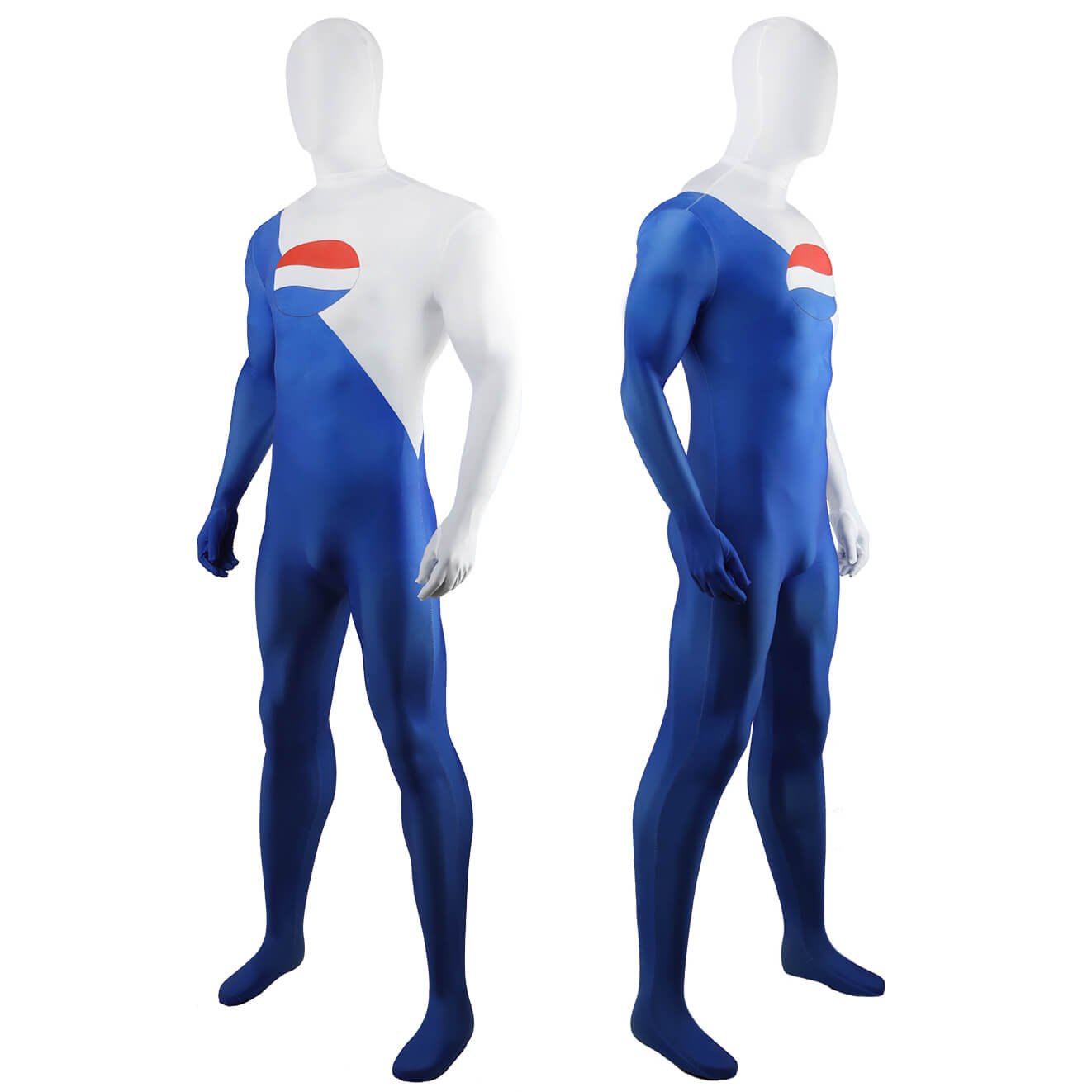 Game Pepsiman Cosplay Costume Superhero Jumpsuit
