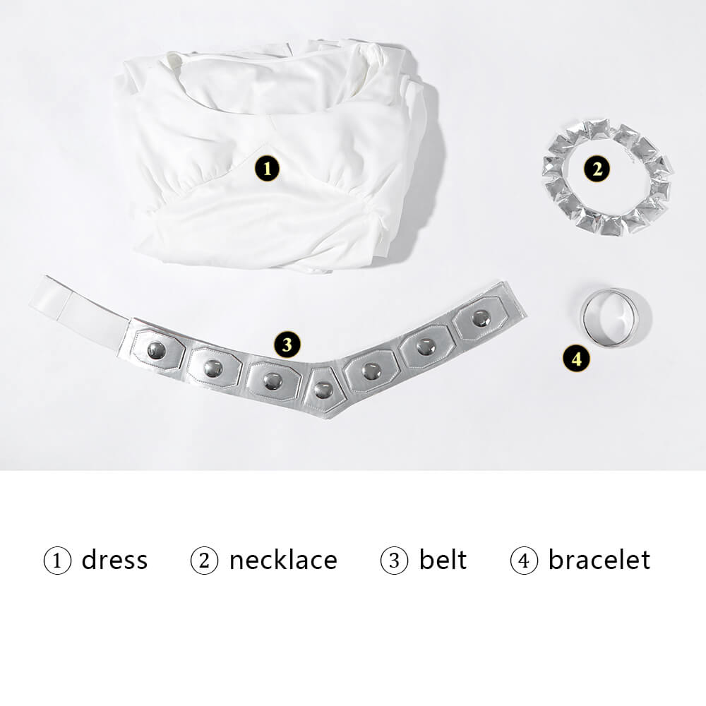 Princess Leia Cosplay Costume Dress Star Wars A New Hope