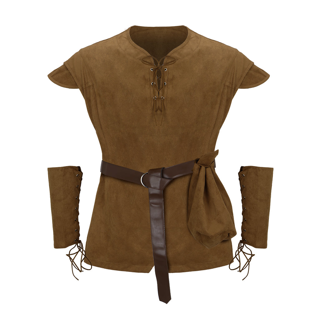 Renaissance Pirate Costume Cosplay Medieval Halloween Outfit Vikidoky