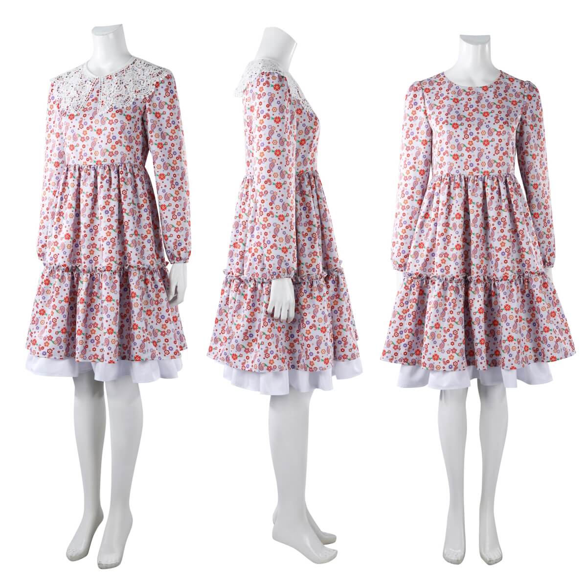 Return to Silent Hill Laura Cosplay Costume Dress Collar