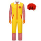 Ronald Clown Cosplay Costume Halloween Outfits M Uncle