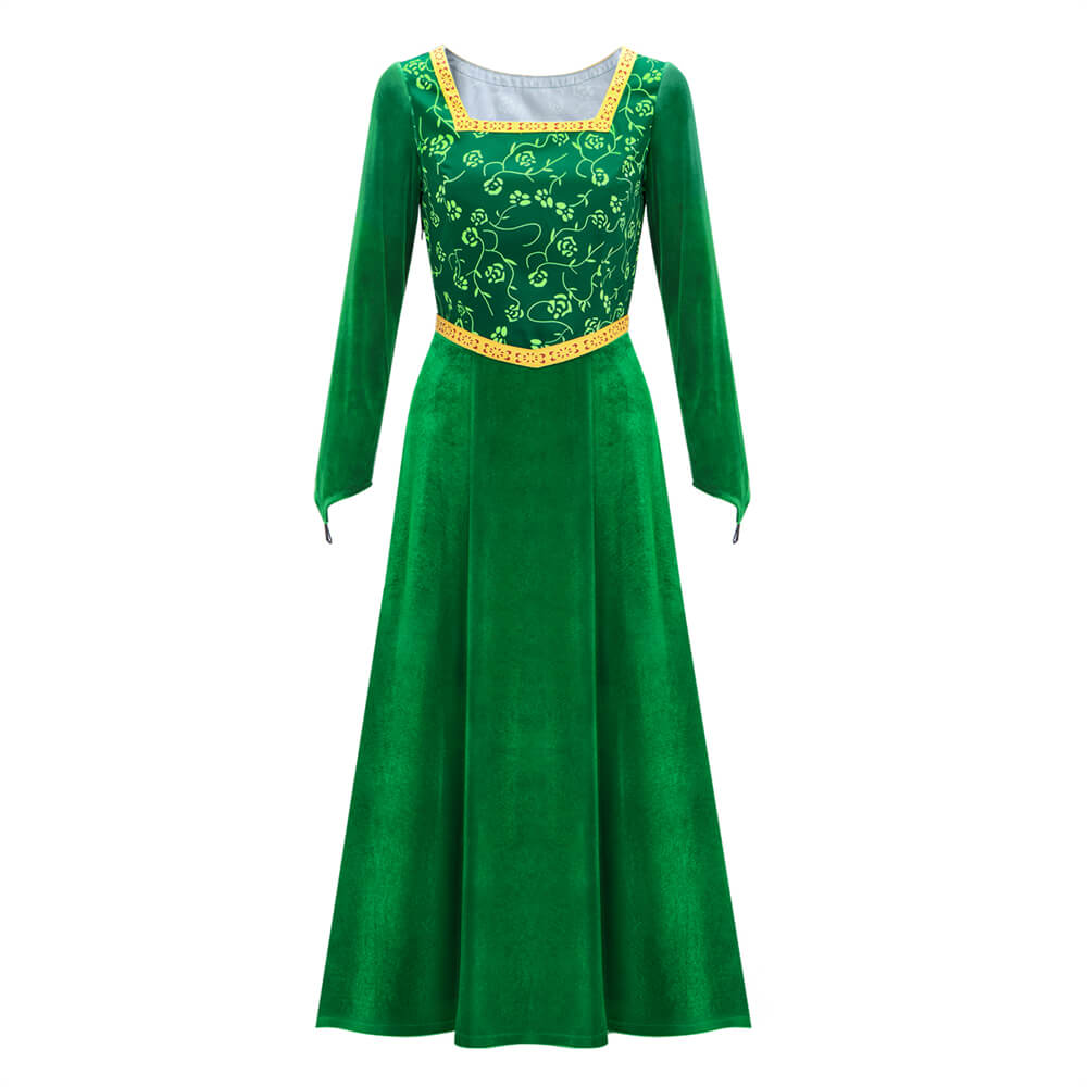 Shrek Princess Fiona Dress Cosplay Costume Upgrade Vikidoky