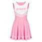 Cheer Sissy Mini Dress Cheerleader Uniform