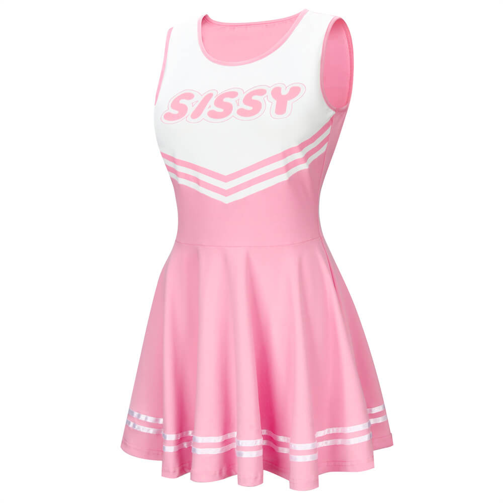 Black & Pink Cheerleader Uniform Outfit Costume Sissy outlets TG CD Adult XL