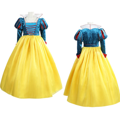 Snow White 2025 Party Dress Cosplay Costume For Women Kids Vikidoky