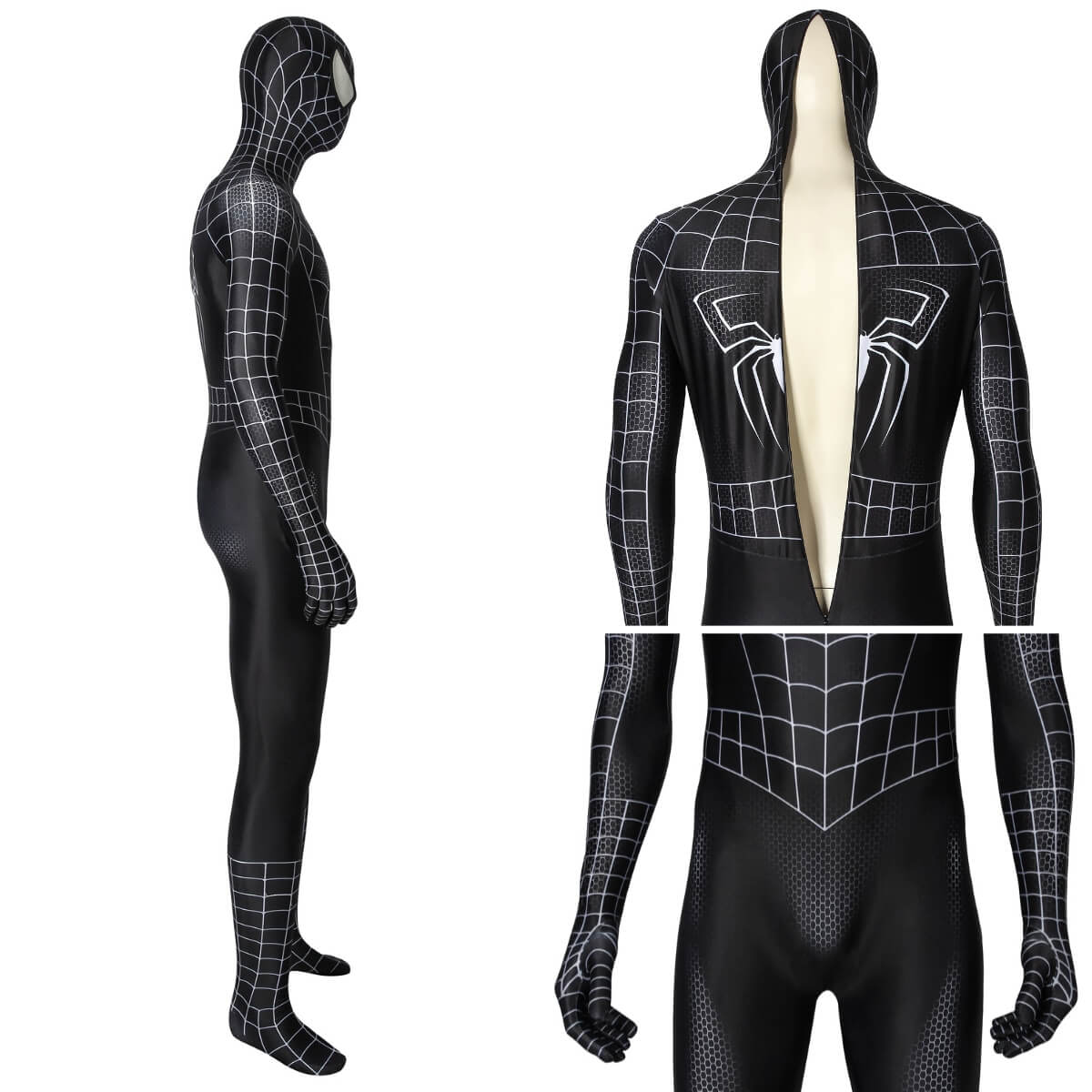 Spider-Man 3 Venom Eddie Brock Cosplay Costume