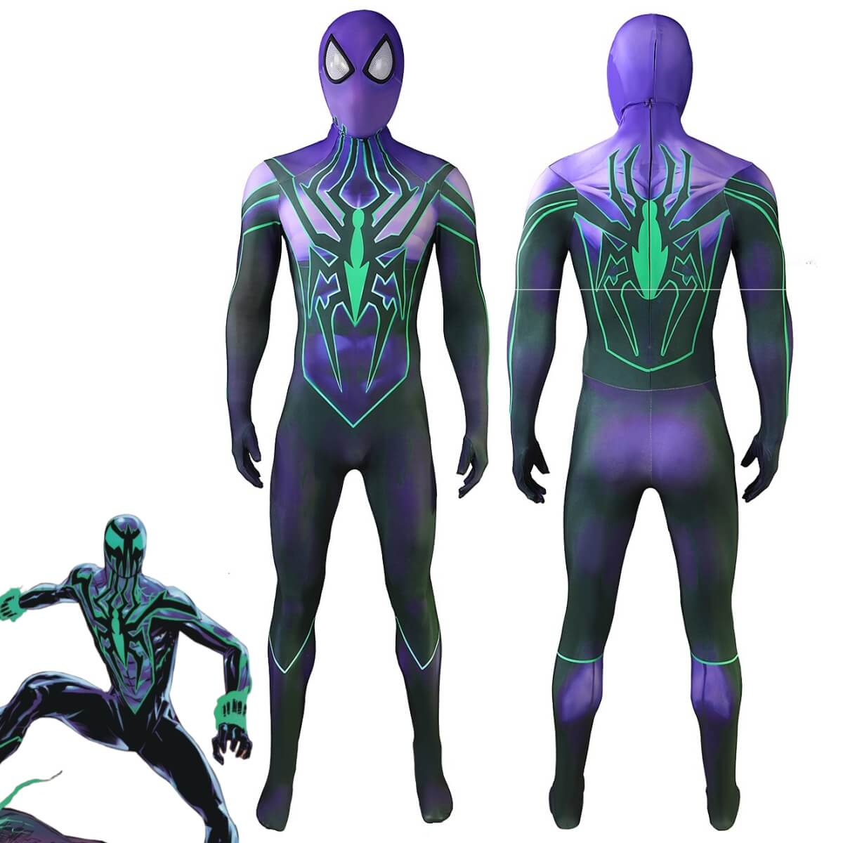 Spider-Man Ben Reilly Chasm Cosplay Costume Printed Style
