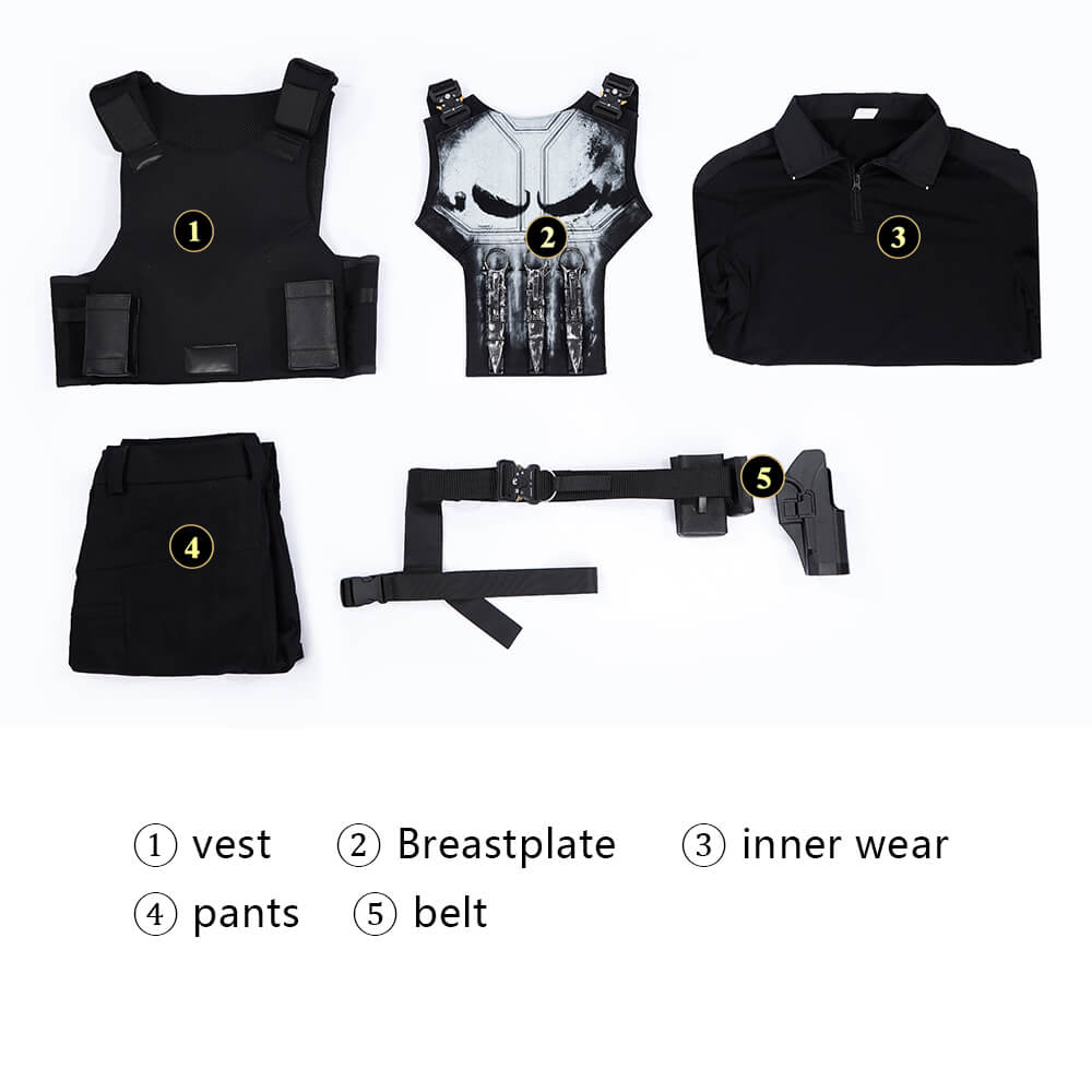 Spider-Man: Brand New Day The Punisher Cosplay Costume