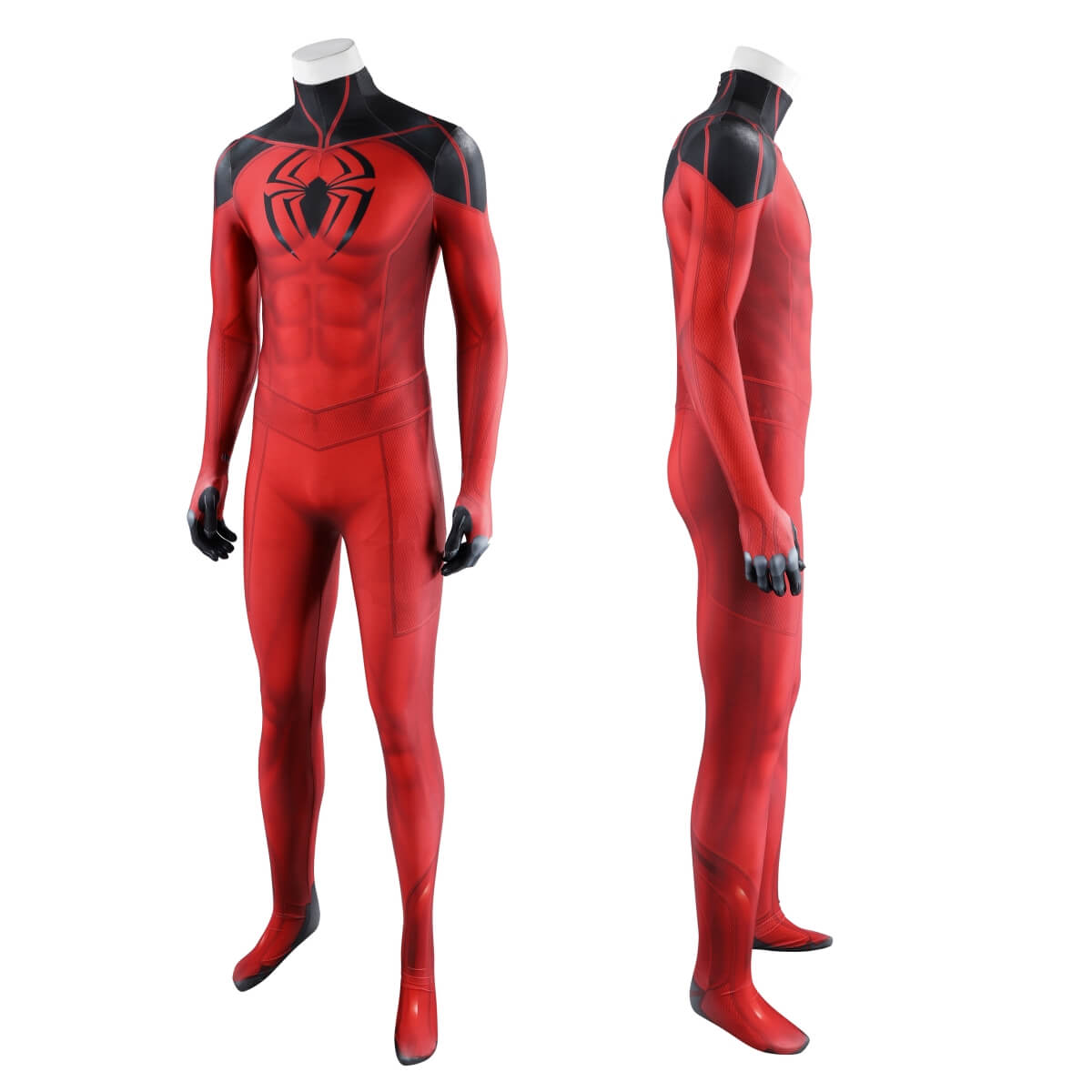 Spider-Man Scarlet Spider II Suit Cosplay Costume Printed Style