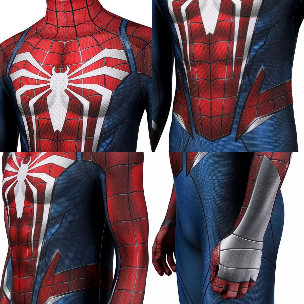 Spider-Man PS5 Peter Parker Cosplay Costume Advanced Suit 2.0 Suit