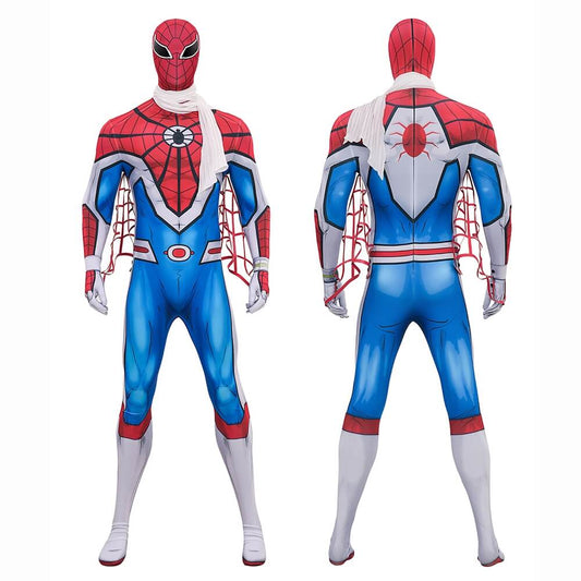 Spider-Man Takuya Yamashiro Cosplay Costume Printed Style Spider-Verse Vs. Venomverse