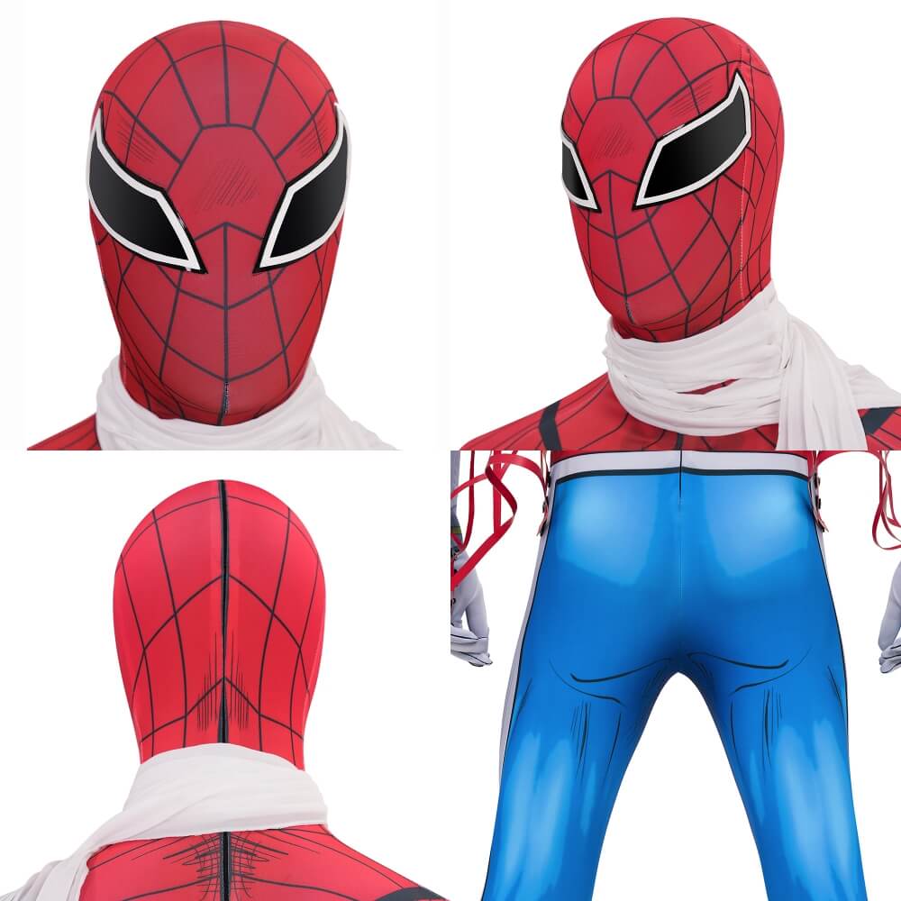 Spider-Man Takuya Yamashiro Cosplay Costume Printed Style Spider-Verse Vs. Venomverse
