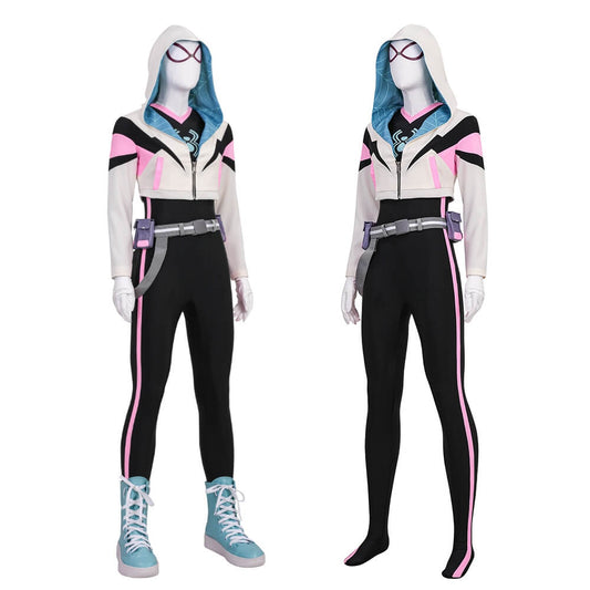 Spider Gwen Stacy Cosplay Costume Your Friendly Neighborhood Spider-Man Season 2