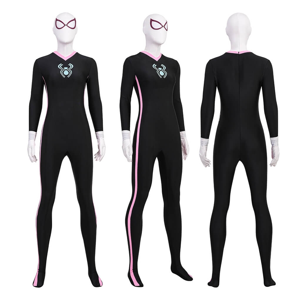 Spider Gwen Stacy Cosplay Costume Your Friendly Neighborhood Spider-Man Season 2