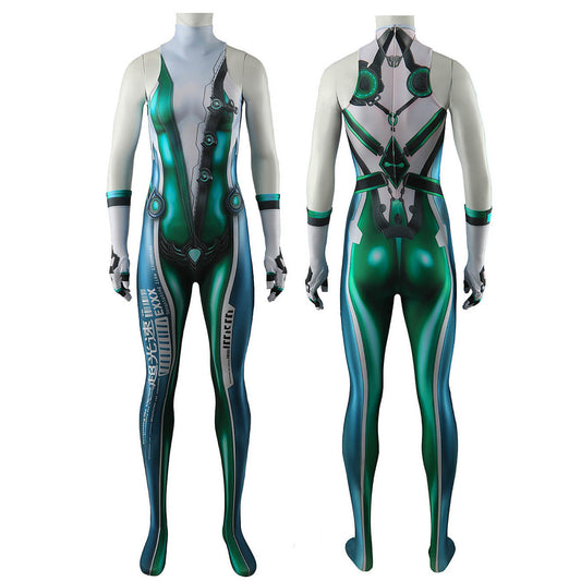 Stellar Blade Eve Cosplay Costume Jumpsuit Printed Style