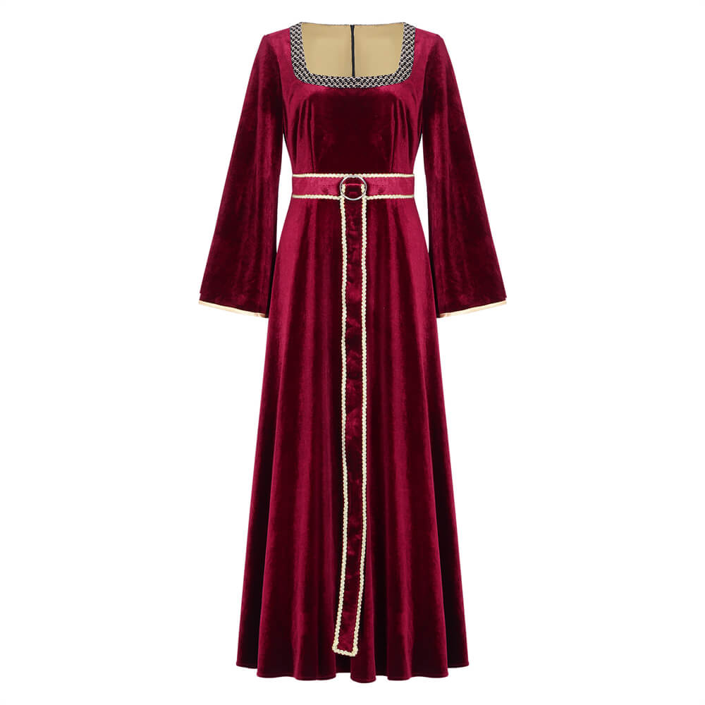 Tangled Mother Gothel Cosplay Costume Witch Party Dress Vikidoky