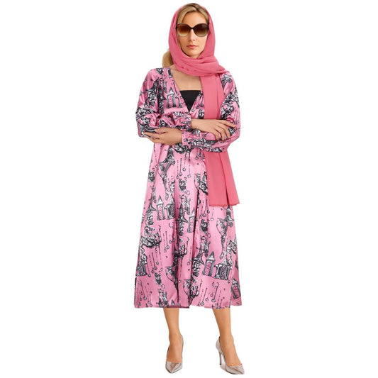 The White Lotus Season 3 Tanya McQuoid Cosplay Costume Pink Dress