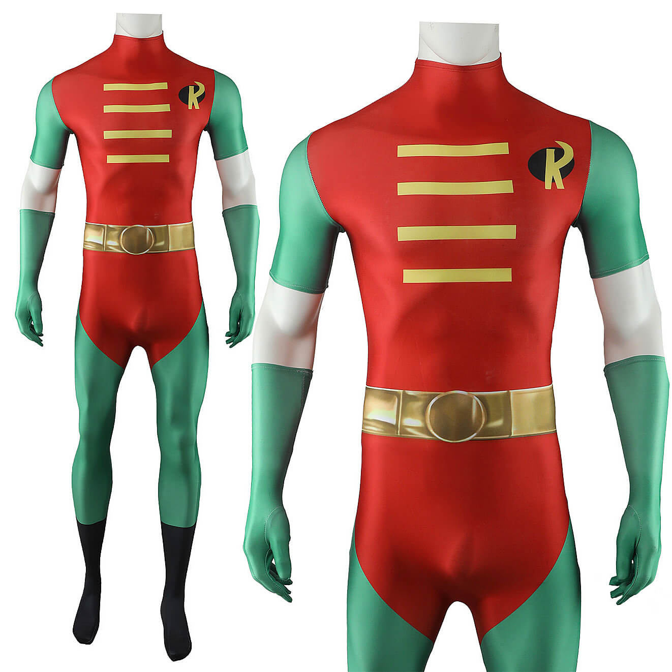 Teen titans Robin Cosplay Costume Printed Style