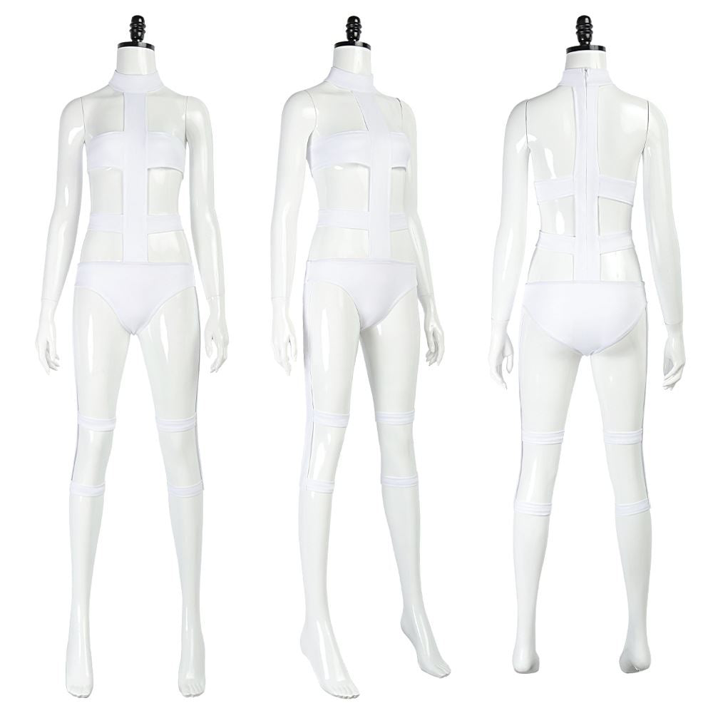 The Fifth 5th Element Leeloo White Cosplay Costume Bandages Suit