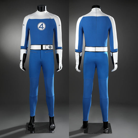 Human Torch Johnny Storm Cosplay Costume The Fantastic Four First Steps Vikidoky