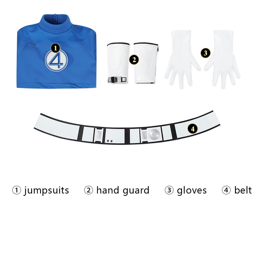 Mister Fantastic Reed Richards Cosplay Costume The Fantastic Four First Steps Vikidoky