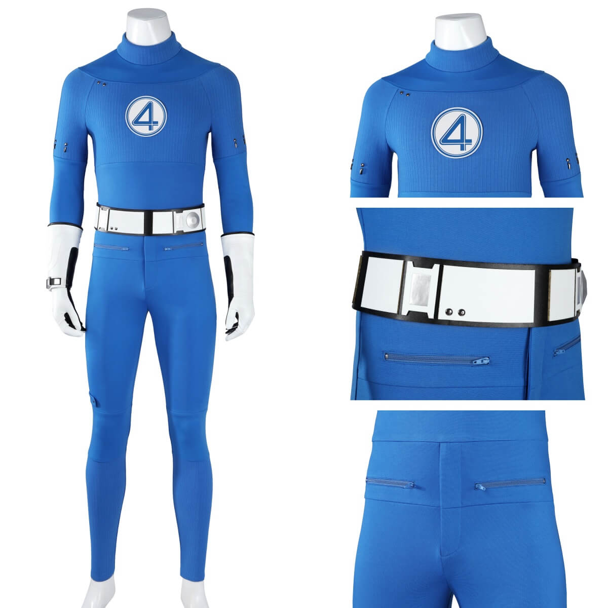 Mister Fantastic Reed Richards Cosplay Costume The Fantastic Four First Steps Vikidoky