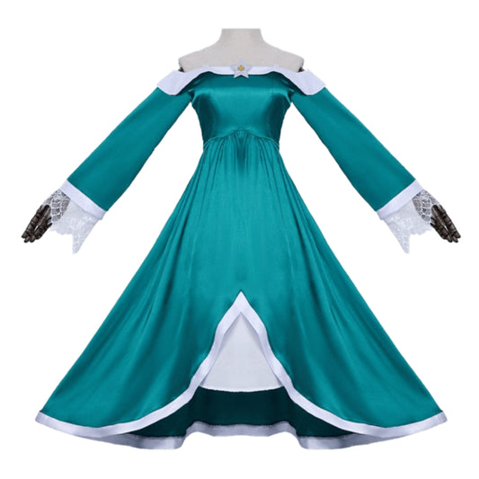 Rosalina Princess Dress Cosplay Costume The Super Mario Galaxy Movie for Women Kids