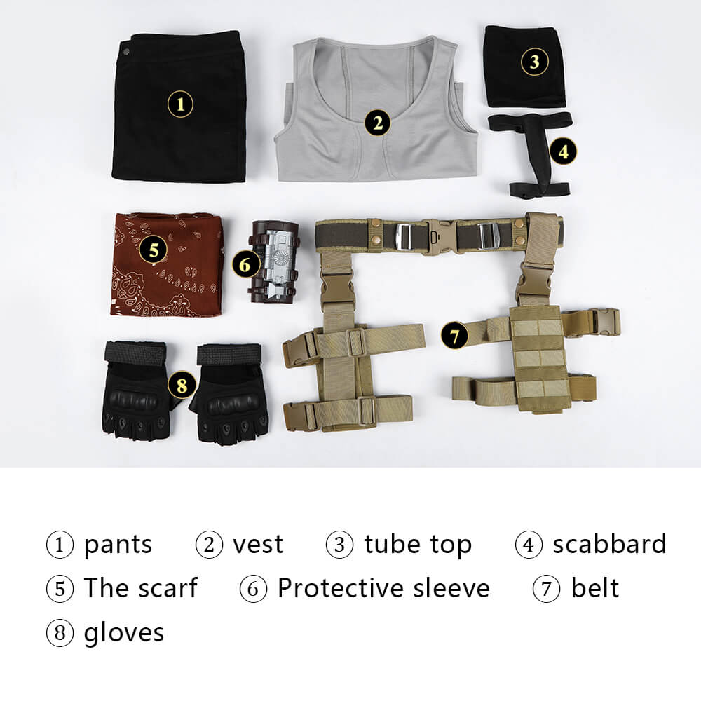 Lara Croft Cosplay Costume-Tomb Raider: Catalyst