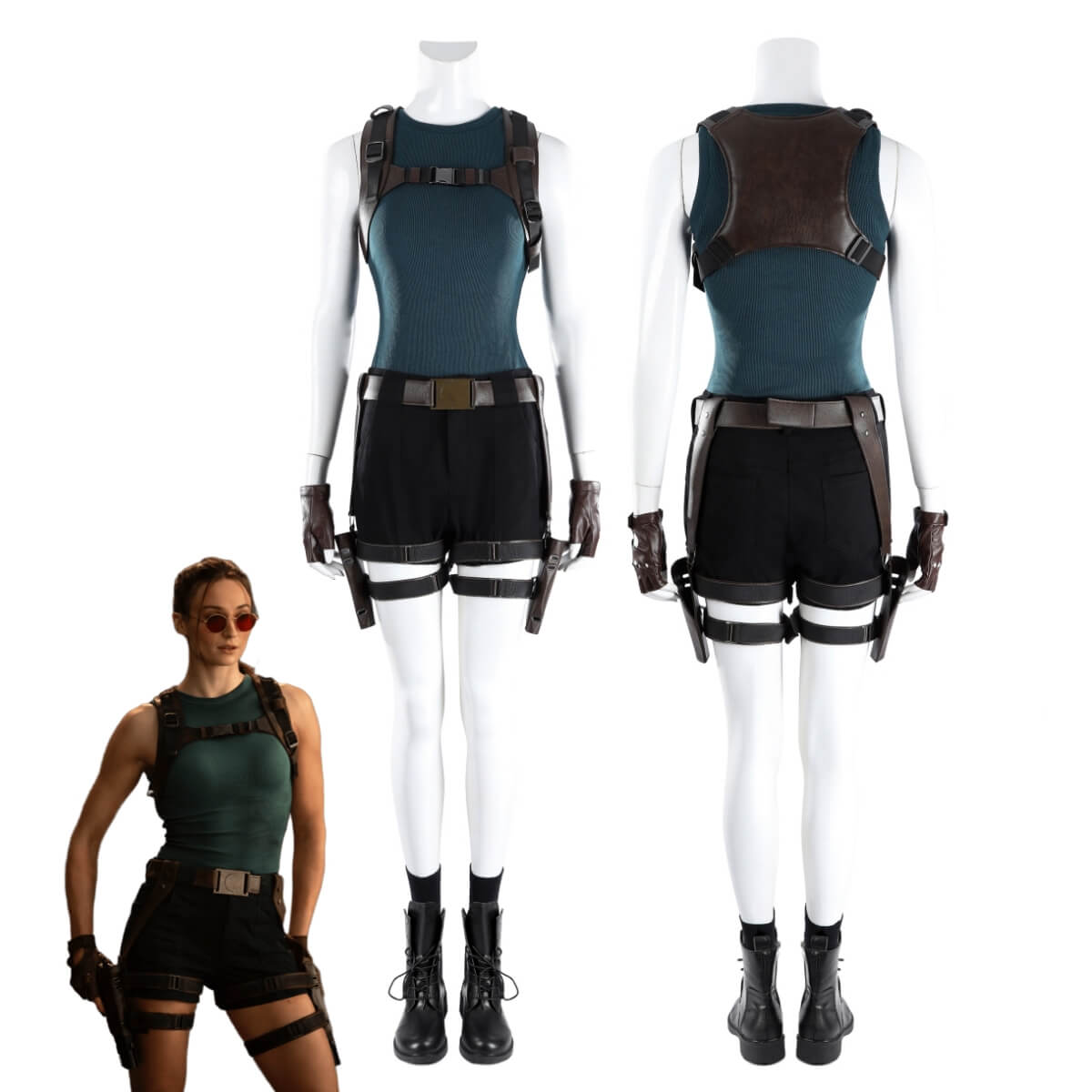 Lara Croft Cosplay Costume-Tomb Raider Live-Action Movie