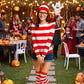 Where's Wally Waldo Cosplay Costume for Women