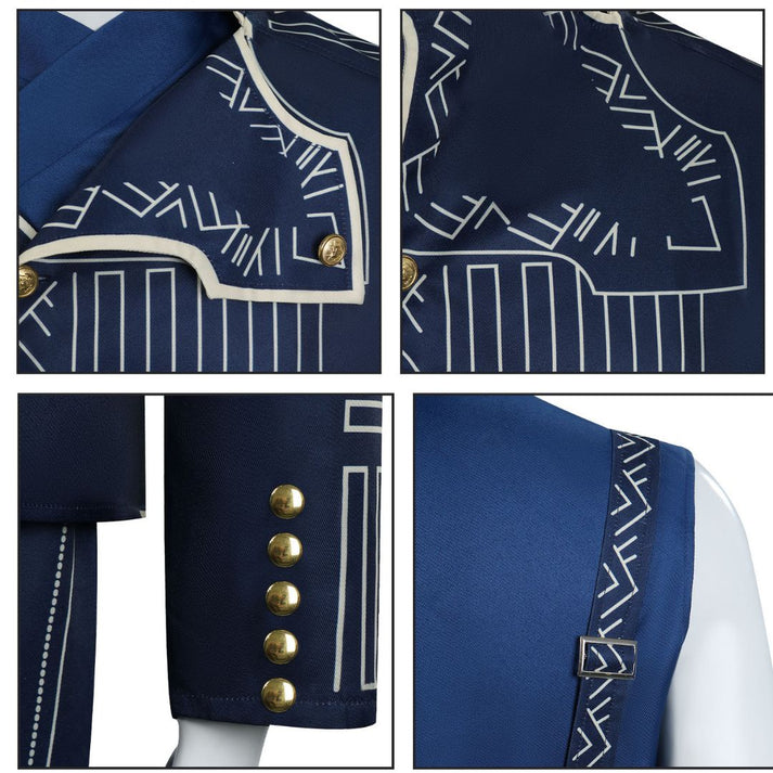 3 Pieces Film Men Movie Wicked Fiyero Boq Cosplay Costume Daily Outfits