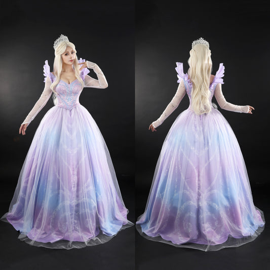 Wicked: For Good Glinda Upland Cosplay Costume Party Dress