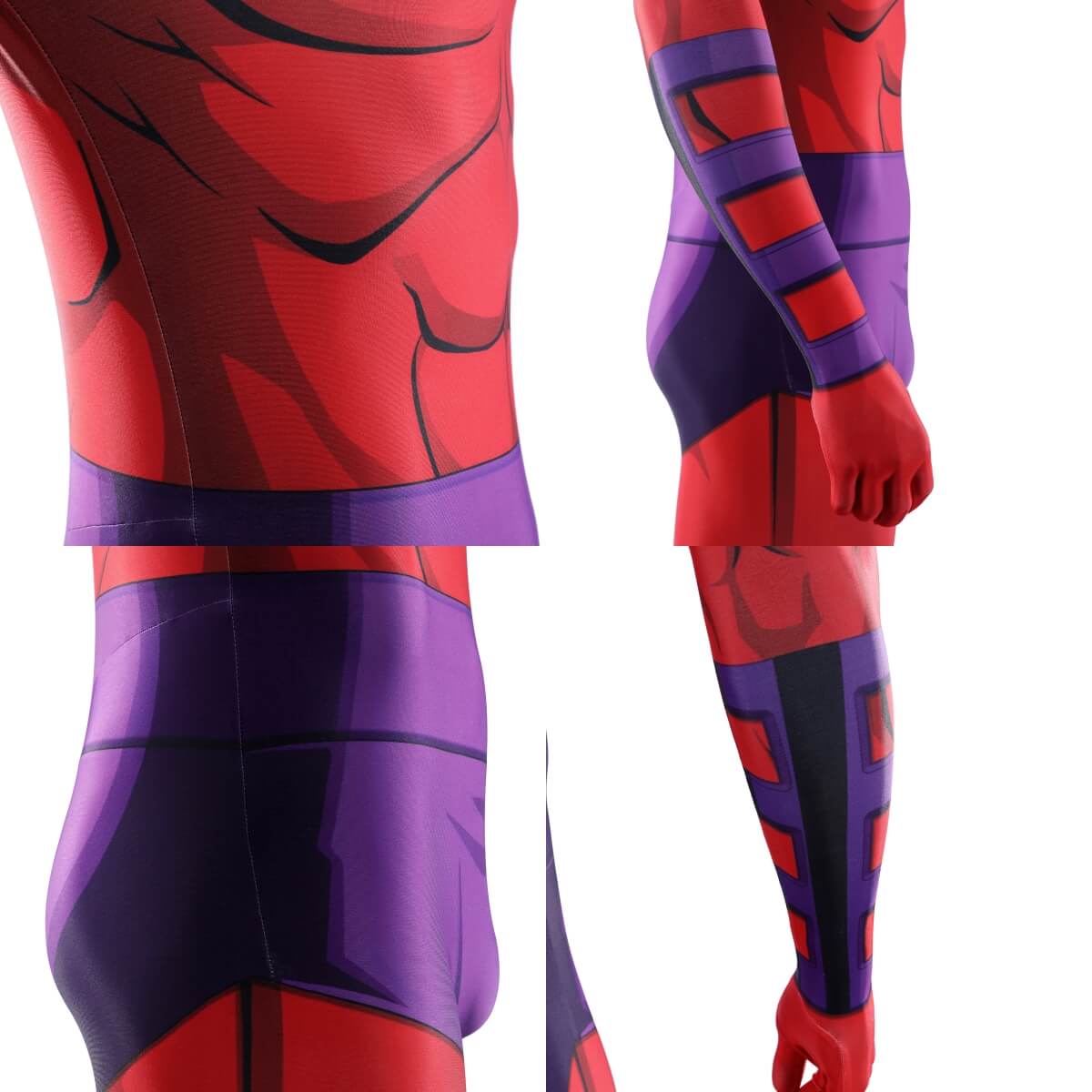 X-Men 97 Magneto Cosplay Costume with Helmet