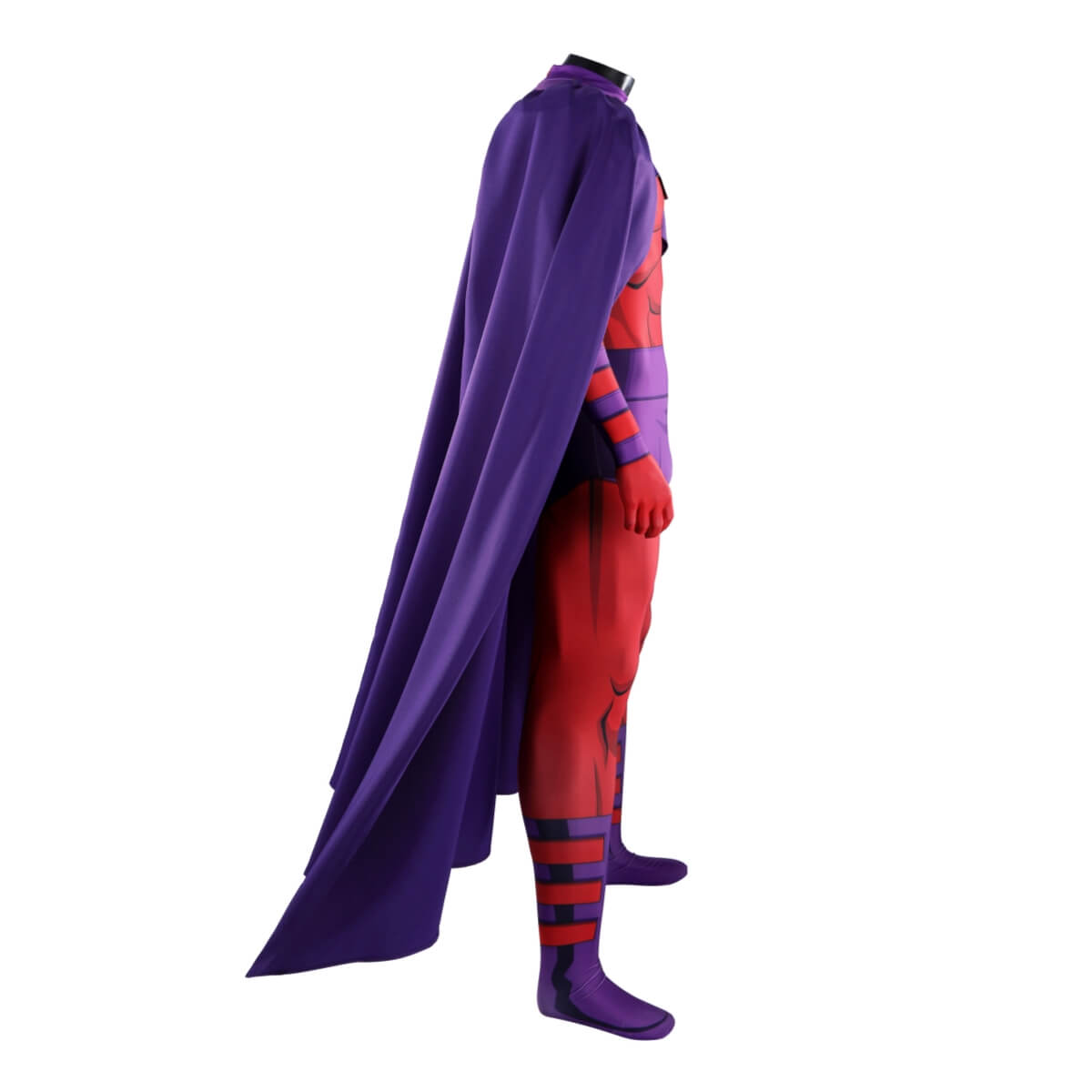 X-Men 97 Magneto Cosplay Costume - Cape, Jumpsuit & Helmet