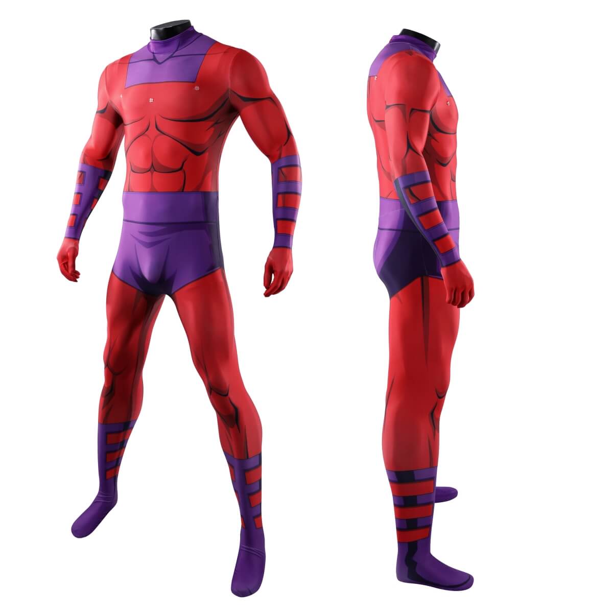 X-Men 97 Magneto Cosplay Costume with Helmet
