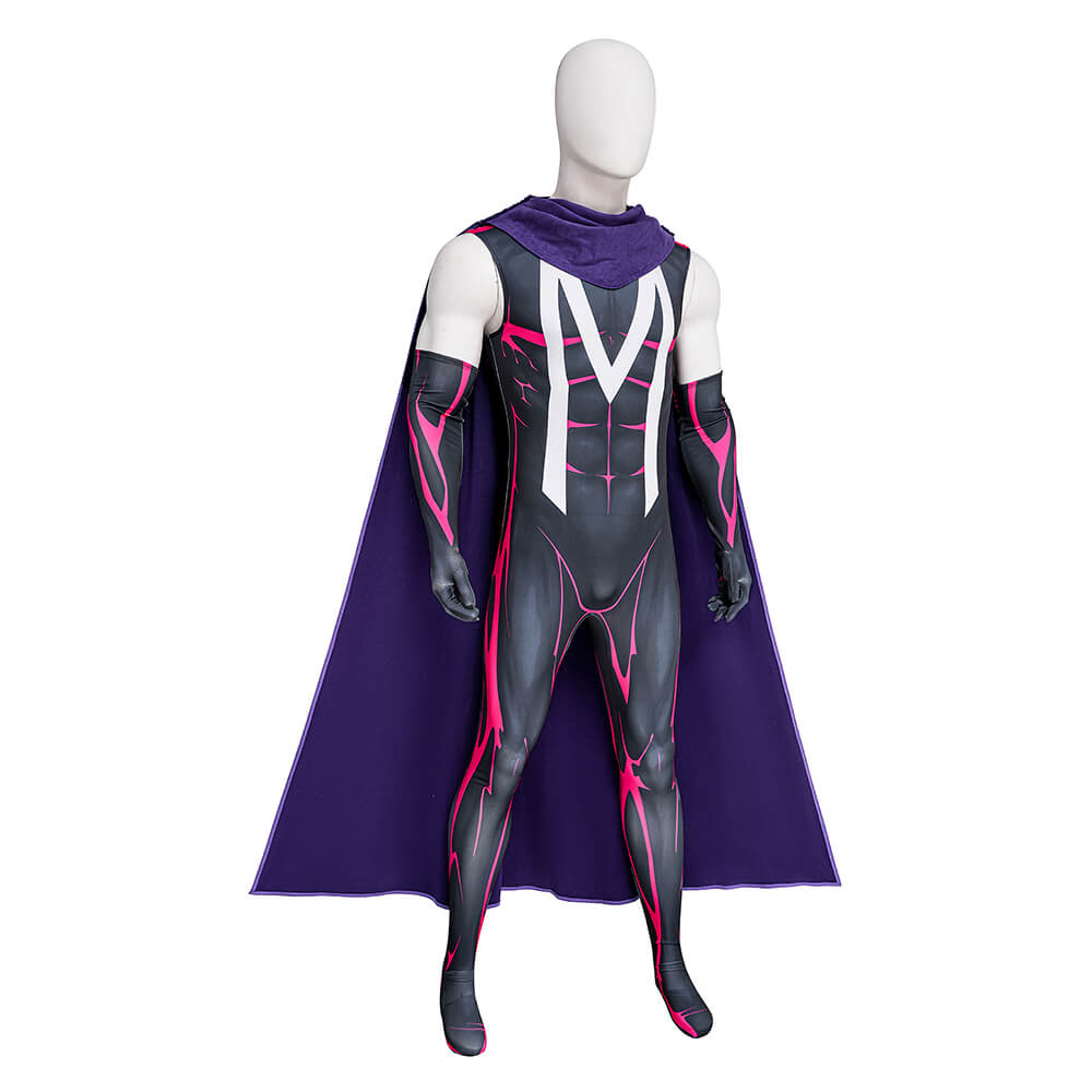 X-Men 97 Magneto Cosplay Costume with Cloak Vikidoky