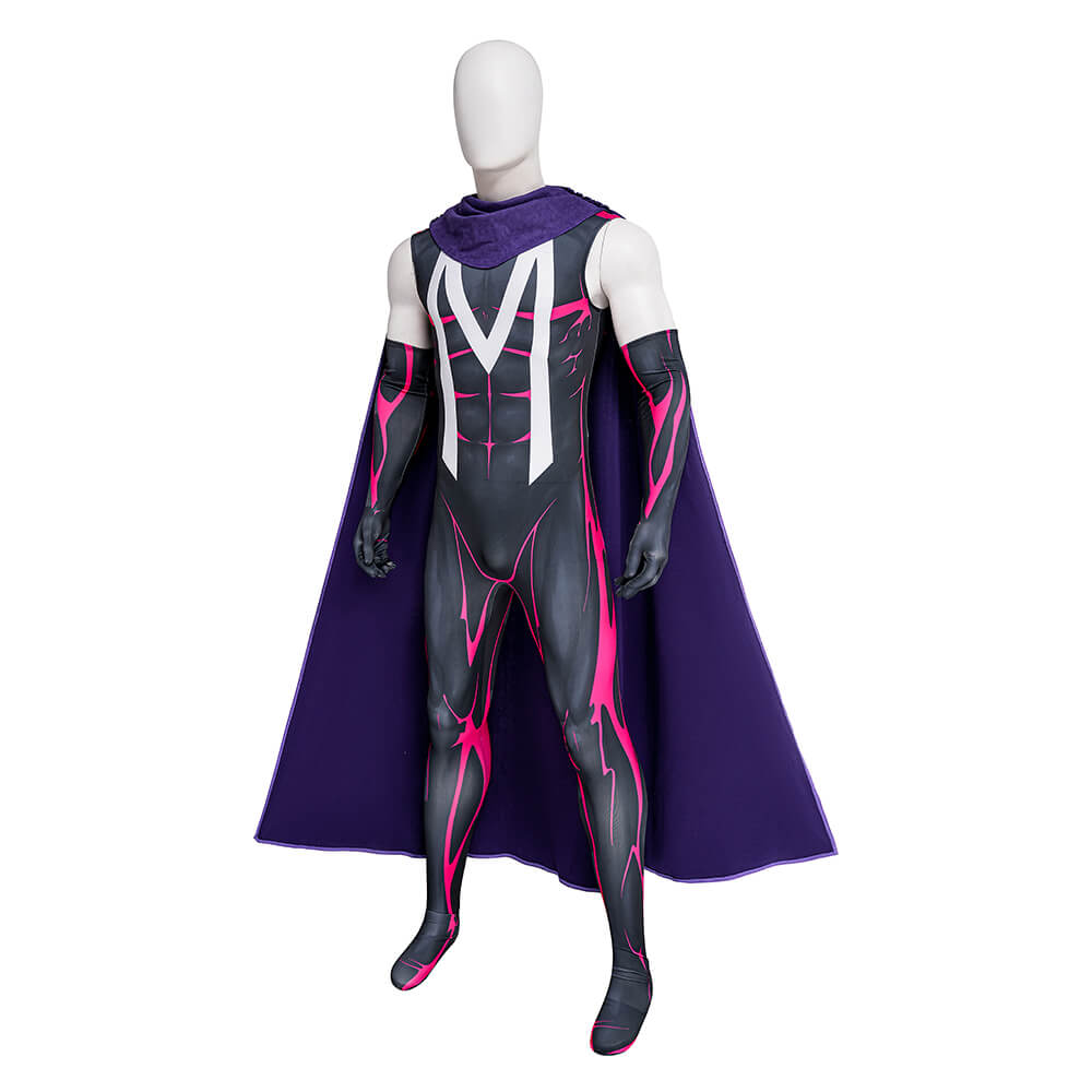 X-Men 97 Magneto Cosplay Costume with Cloak Vikidoky