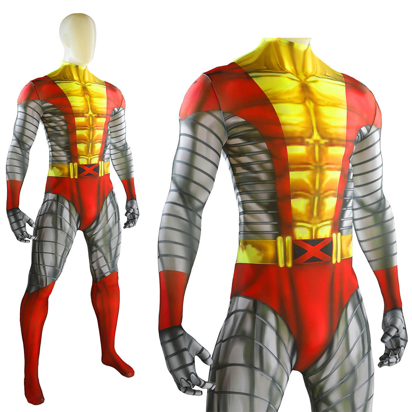 X-men Colossus Cosplay Costume Printed Style