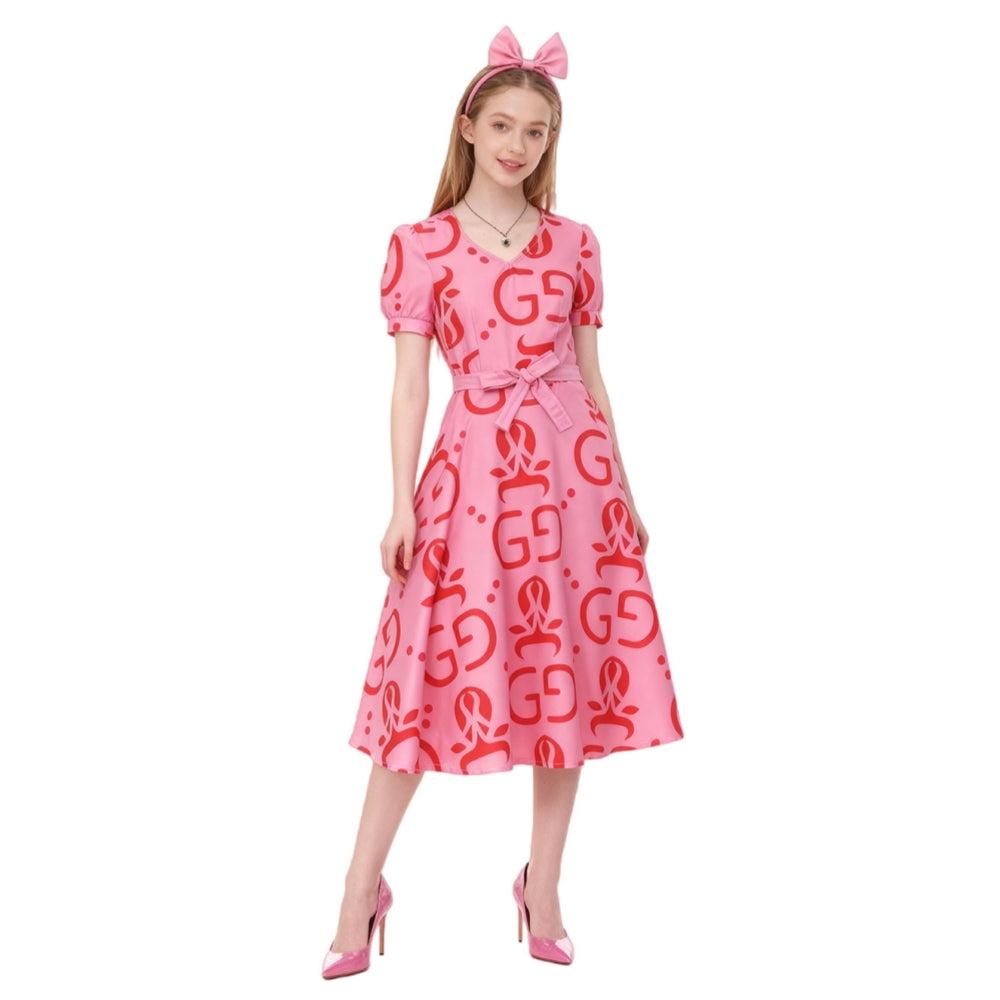 Zootopia 2 Fru Fru Pink Dress Cosplay Costume for Adults Kids