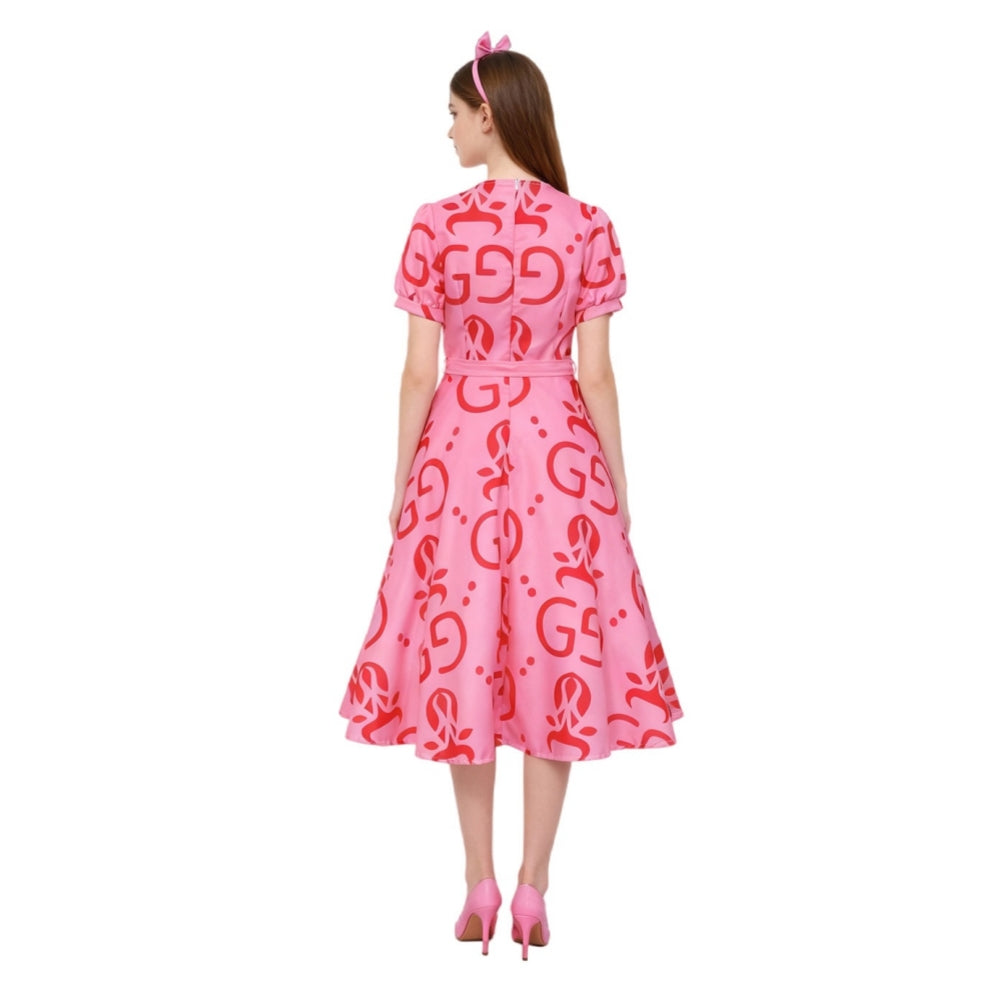 Zootopia 2 Fru Fru Pink Dress Cosplay Costume for Adults Kids