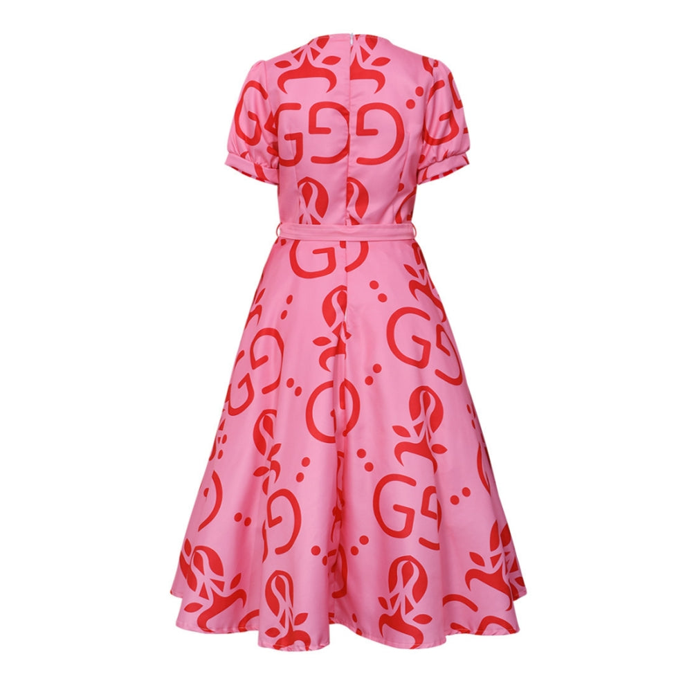 Zootopia 2 Fru Fru Pink Dress Cosplay Costume for Adults Kids