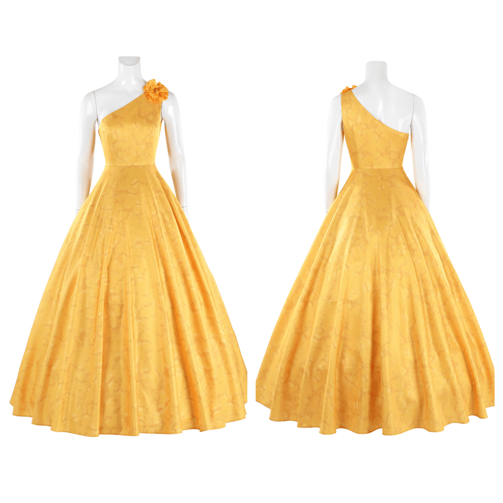 Zootopia 2 Judy Hopps Cosplay Costume Yellow Long Dress Vikidoky – VikiDoky