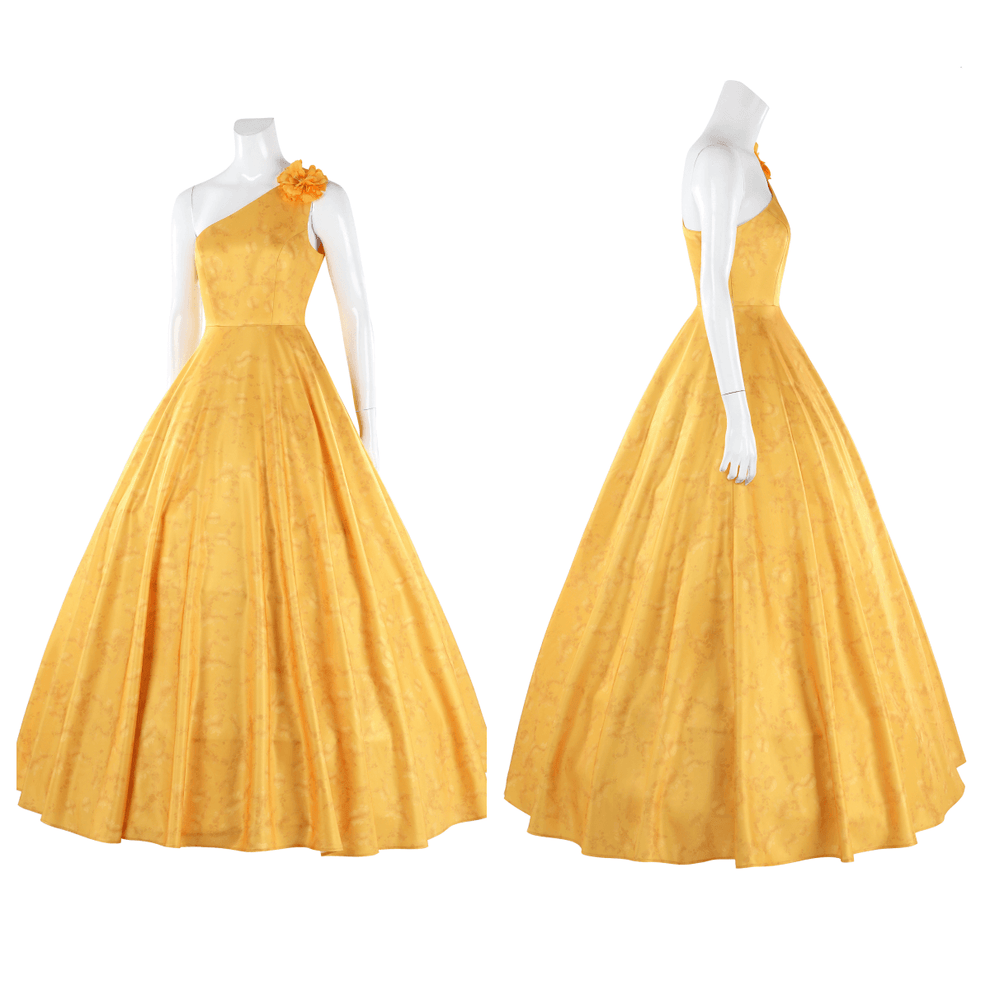 Zootopia 2 Judy Hopps Cosplay Costume Yellow Long Dress Vikidoky – VikiDoky