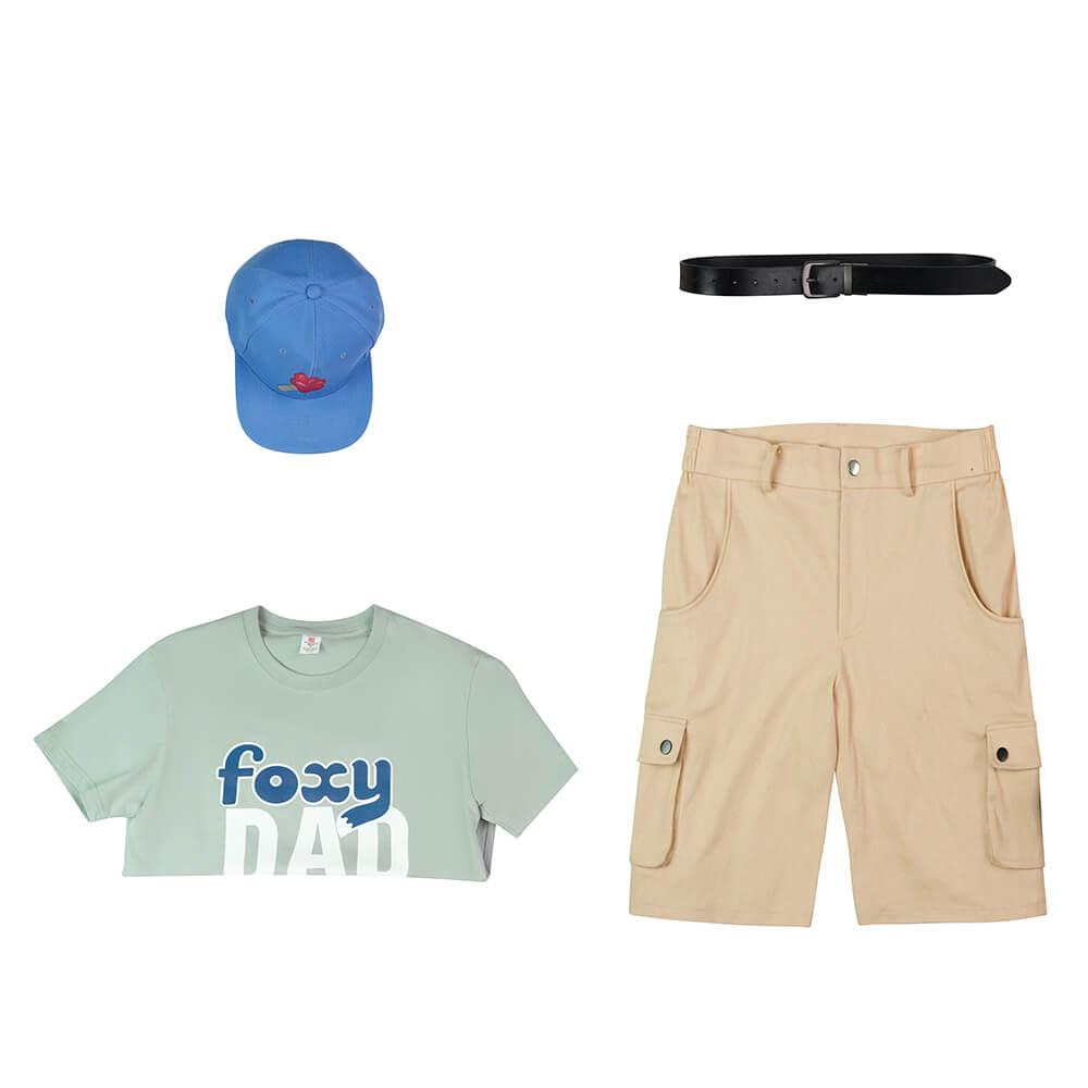 Zootopia 2 Nick Wilde Foxy Dad Cosplay Costume Rise of the Non-Mammalians