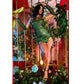 Poison Ivy Costume Sequin Halloween Play Costume Ladies Dress